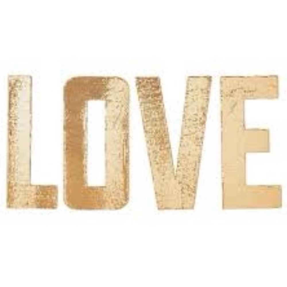 Pottery Barn Teen Love Sequin Letters